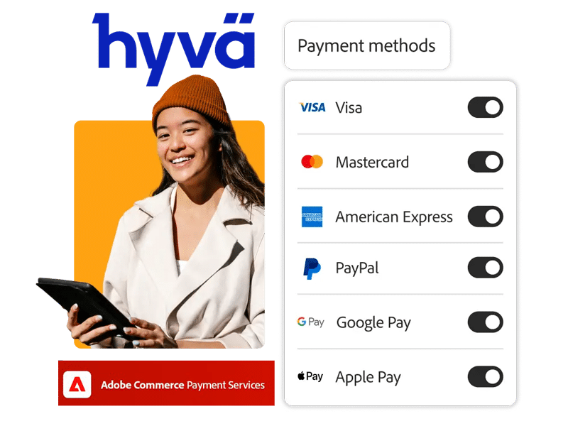 Adobe Payment Services Hyvä Compatibility Diagram